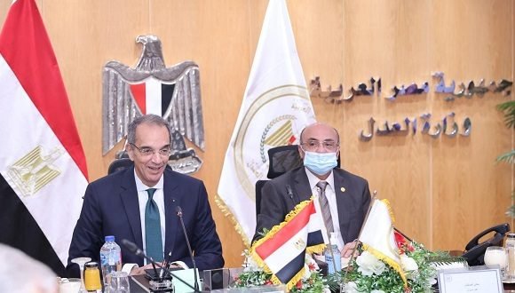 وزارة الاتصالات وتكنولوجيا المعلومات تساهم في تطوير منظومة التقاضي الإلكتروني