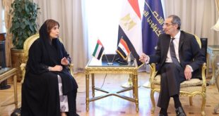سفيرة الامارات تؤكد على أهمية العمل المشترك بين مصر والامارات في تنفيذ مشروعات ثنائية
