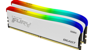 كينغستون فيوري تطلق الإصدار الجديد من ذاكرة Kingston FURY Beast DDR4 RGB لهواة الألعاب الإلكترونية