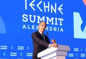 The Minister of Communications and Information Technology Amr Talaat delivered a speech at the opening of the ninth edition of the Techne Summit exhibition and conference,