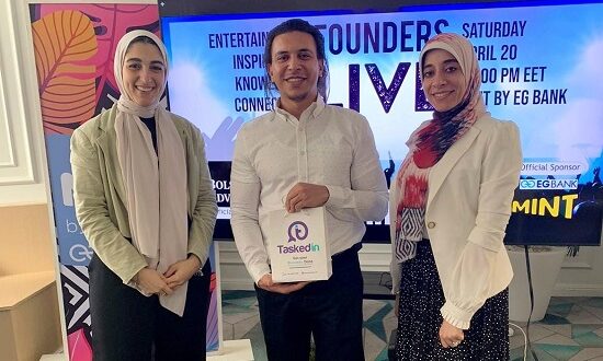 Taskedin يفوز بالمركز الأول كأفضل فكرة مبتكرة ضمن ١٠٠ فكرة وشركة ناشئة في مسابقة Founders Live Cairo