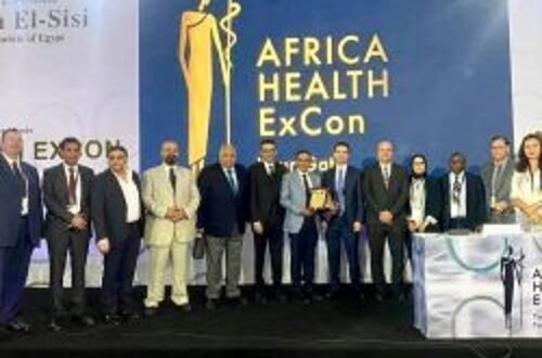 “BioBusiness” launches the first Egyptian device for treating jaundice in premature infants during the AFRICA HEALTH ExCON exhibition.
