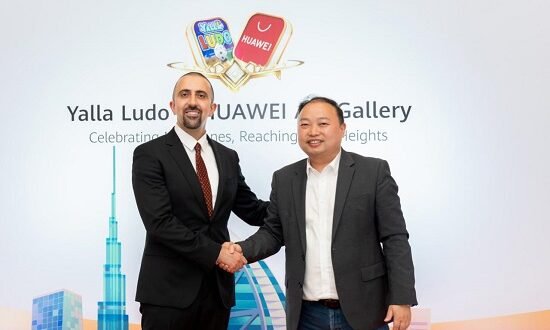 Burj Khalifa Lights Up as HUAWEI AppGallery and Yalla Ludo Push Mobile Gaming to New Heights