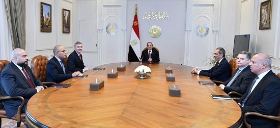 السيسي يستقبل رئيس “كونسنتركس” الأمريكية لبحث خطط توسع الشركة في مصر