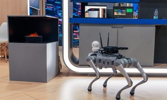 Ericsson showcases 5G-enabled robotic dog Rocky at LEAP 2025