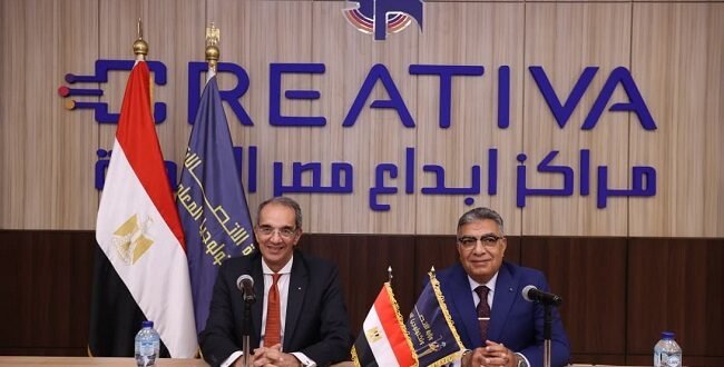 زيارة شاملة لوزير الاتصالات إلى “كريتيفا” المنصورة وتوقيع اتفاقيات تعزز التحول الرقمي وتمكين الشباب